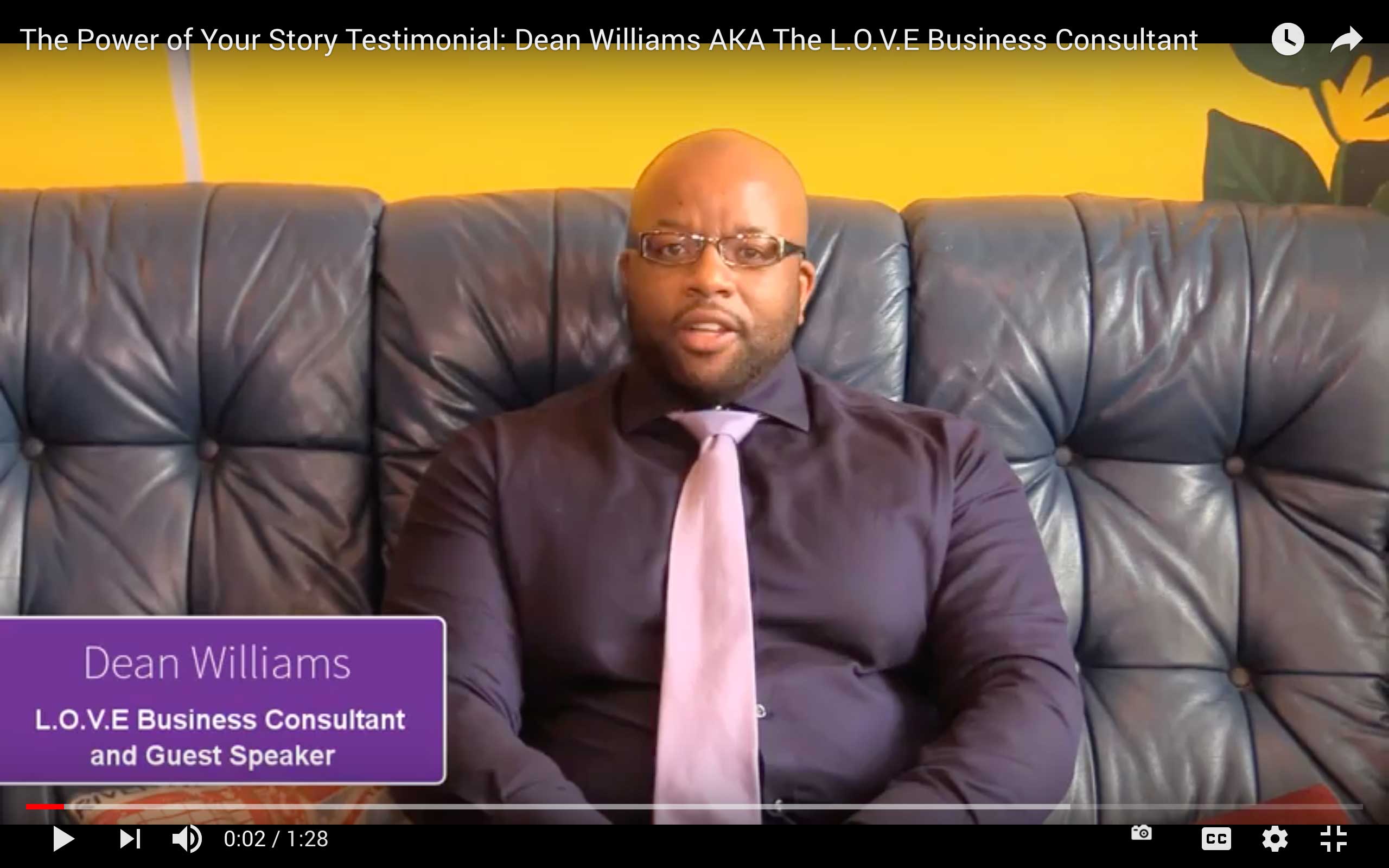 Dean Williams AKA The L.O.V.E Business Consultant
